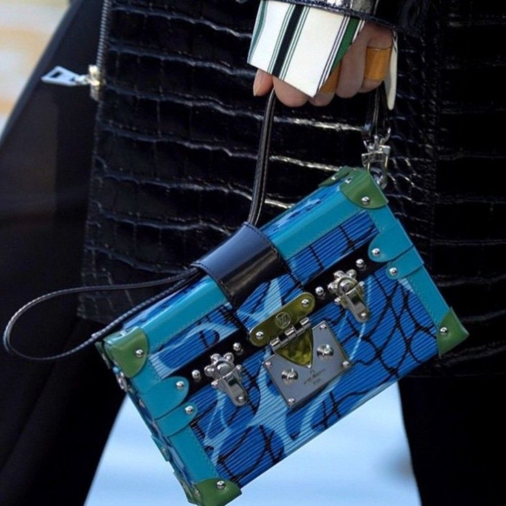 Louis Vuitton Aqua Epi 16’ cruise petite Malle bag - Picture 1 of 8